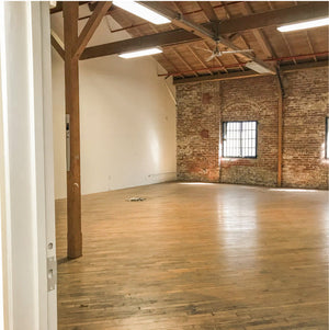 Picture of first warehouse space for Jason Markk