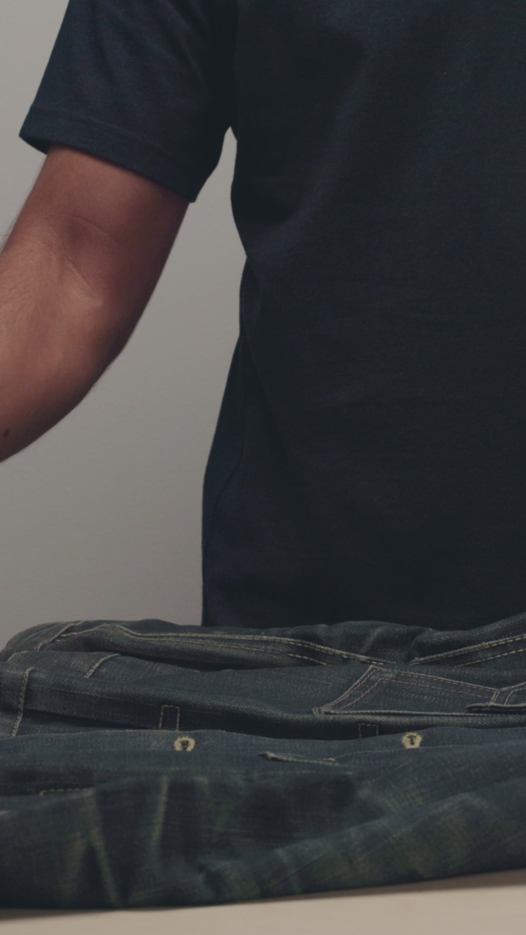 JASON MARKK REPEL SPRAY APPLIED ON A VISVIM DENIM JACKET